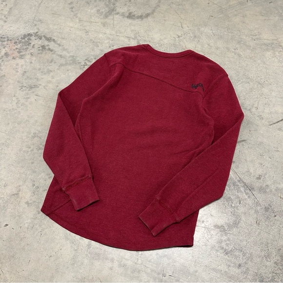 Volcom Red Thermal Long Sleeve Shirt Small - Picture 7 of 9